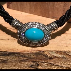 Judith Ripka Turquoise Magnetic Necklace